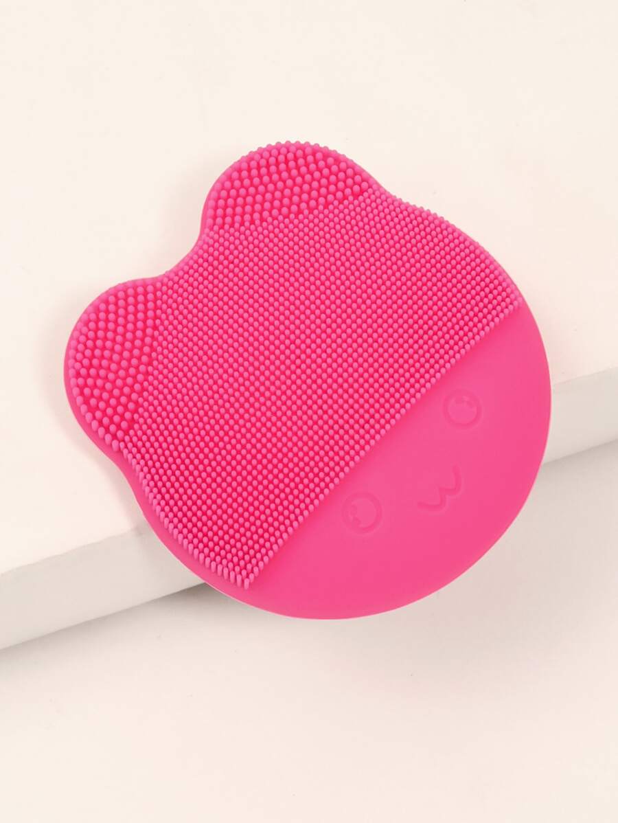 CUT it Silicone Facial Cleansing Brush With Mirror - Hot Pink - View 1