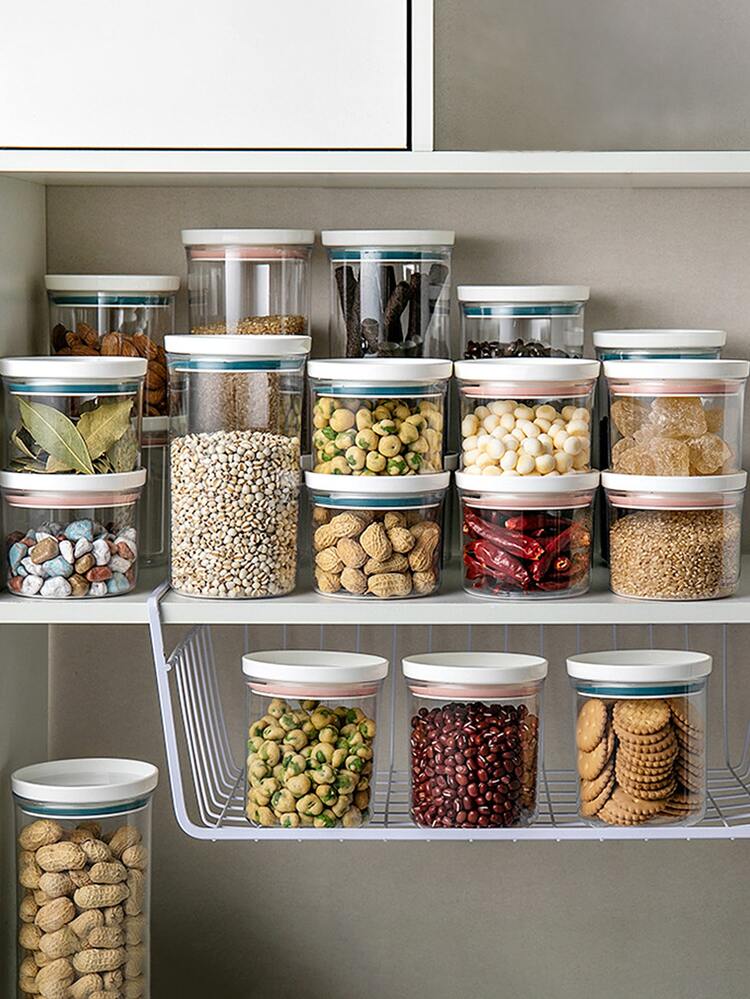 1入組透明食物儲藏盒 - 彩色 - 查看 2