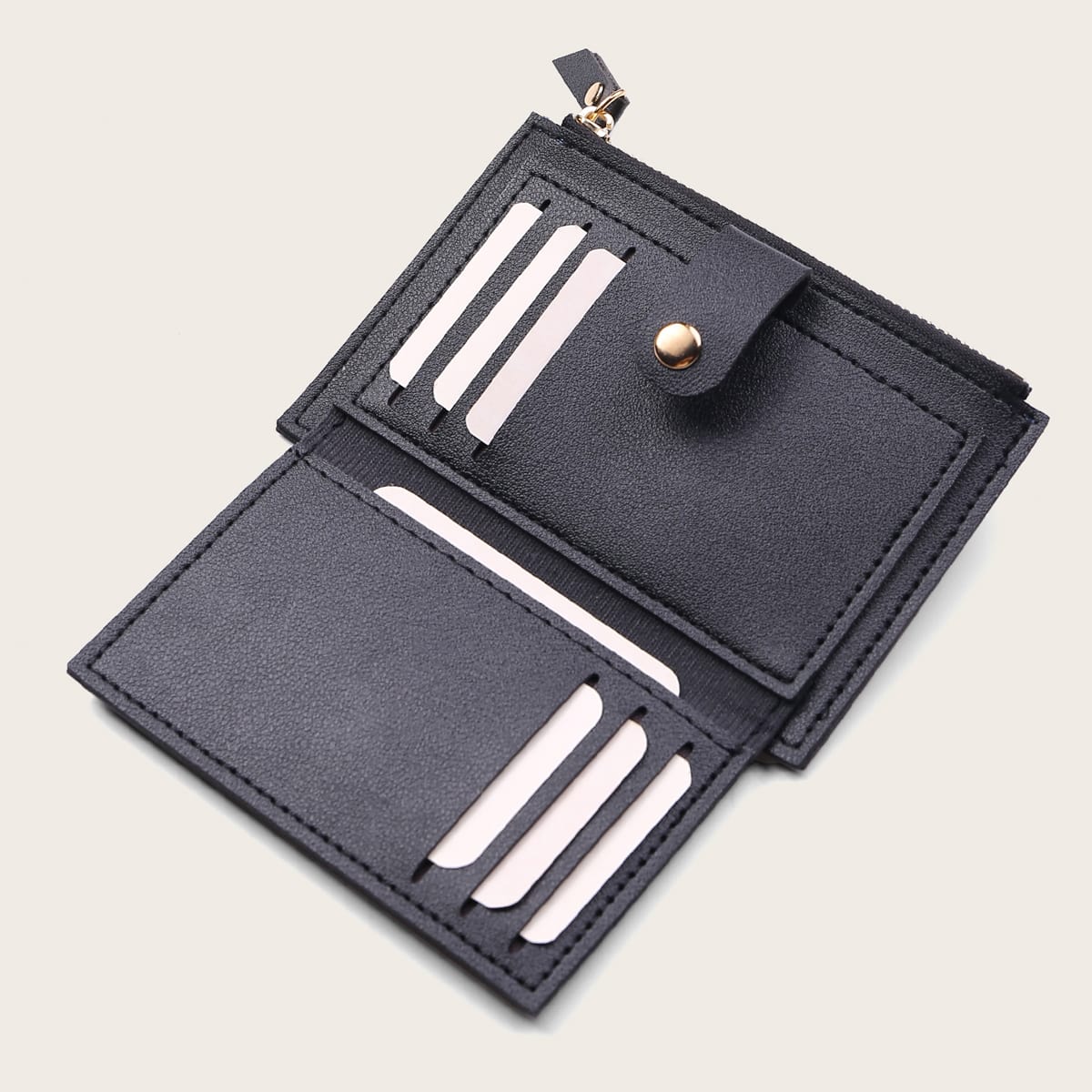 Slim Lightweight Portable Cash ID Card Card Slot Bifold Coin Pocket Short Wallet Small Pouch Small Pocket Wallet For Birthday Gift School Student For College Student Teenagers Small Wallets Stand Wallet Teacher Gift For Girlfriend Gift Bag Present School Supplies Teacher Gifts Back To School Card Holder Wallet Business Card Holder Credit Card Holder Women For Women Wallet Mini Wallet Purse Wallet Card Wallet