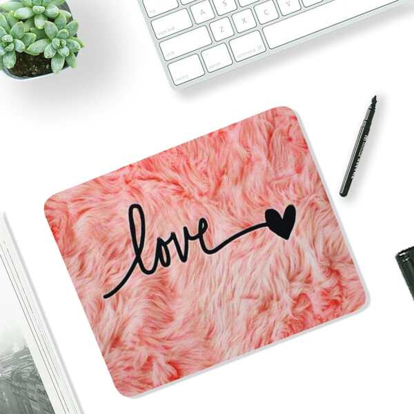 

Letter Graphic Mouse Pad, Multicolor