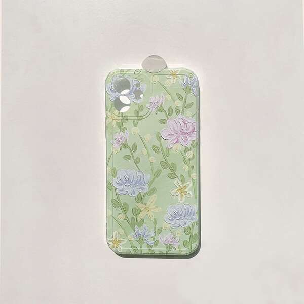 

Flower Oil Painting Phone Case, Multicolor