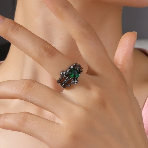 

Rhinestone Decor Ring, Multicolor