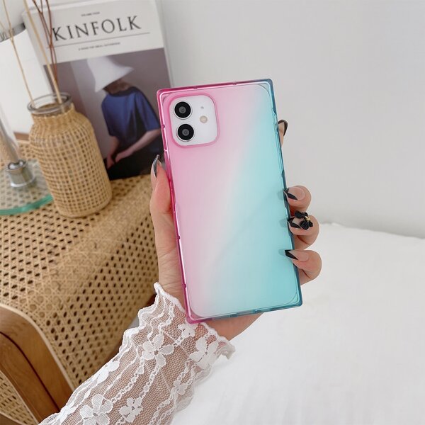 

Ombre Clear Phone Case, Multicolor