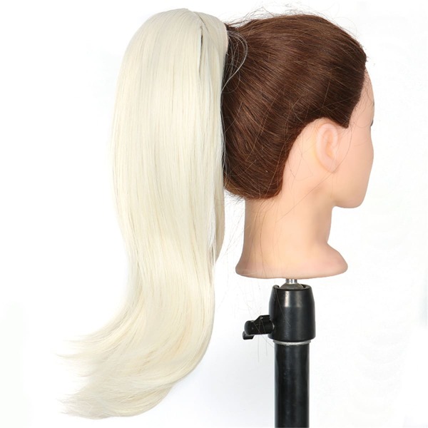 

Long Straight Ponytail Hair Extension, White