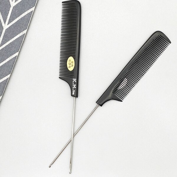 

1pc Anti-static Hair Comb, Black