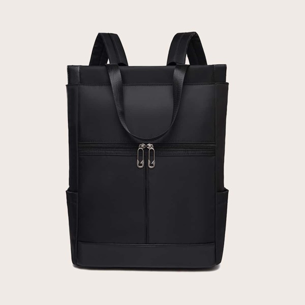 

Kids Minimalist Oxford Backpack, Black