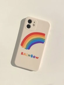 Rainbow Painted Phone Case - Multicolor - View 1