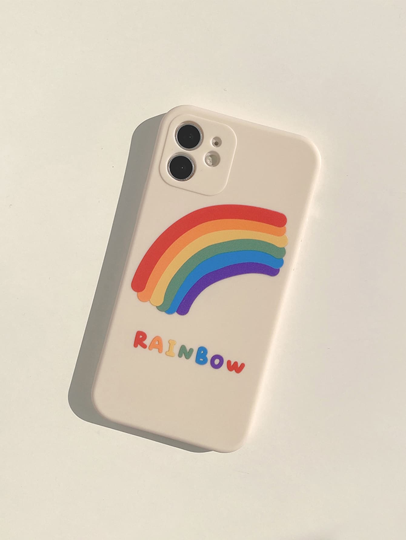 Rainbow Painted Phone Case - Multicolor - View 1