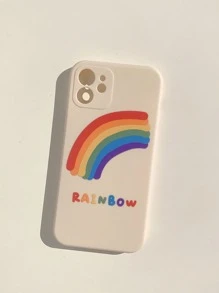 Rainbow Painted Phone Case - Multicolor - View 2