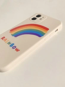 Rainbow Painted Phone Case - Multicolor - View 4