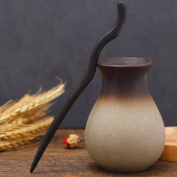 

Minimalist Hair Pin, Brown