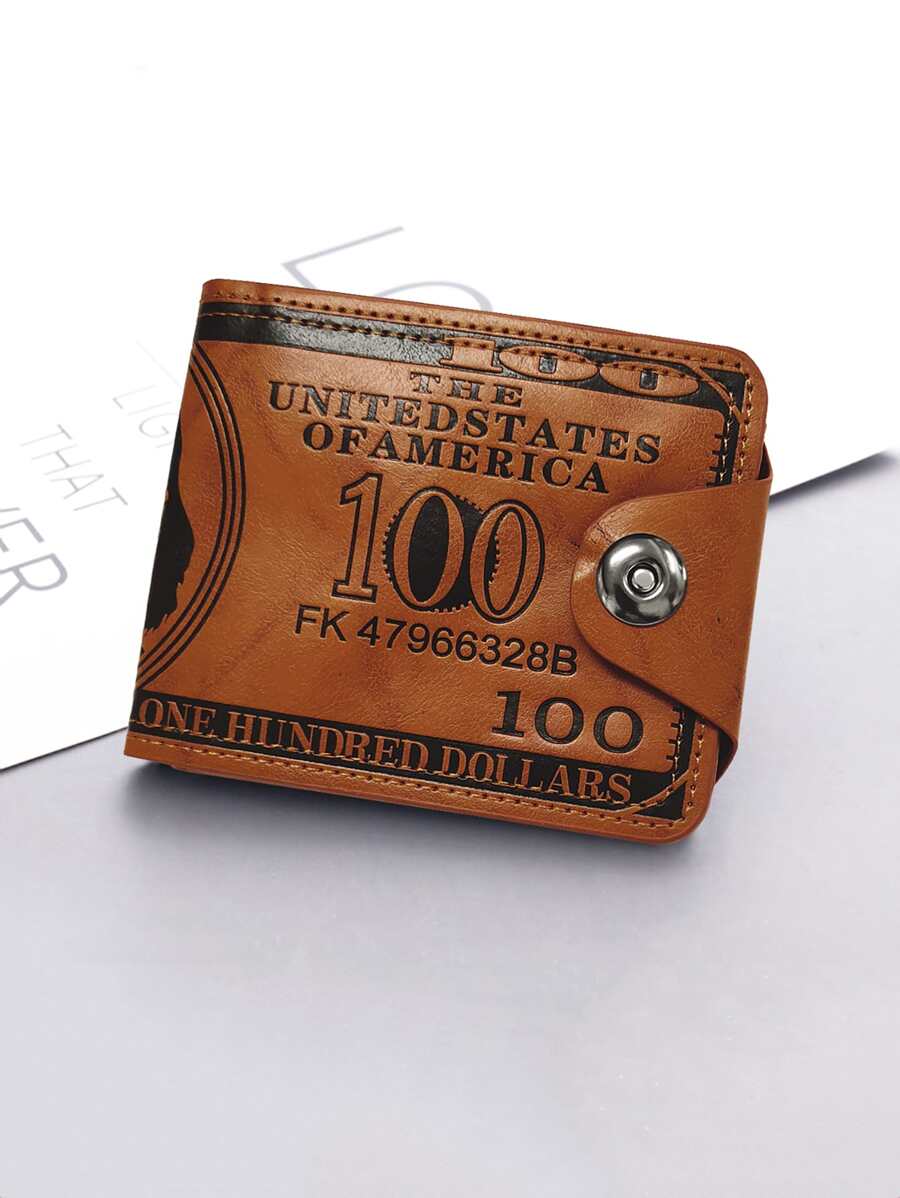 Retro Phong cách Công sở Ví Kẹp tiền Ví Với Nhiều Thẻ Máy đánh bạc Và Lái Giấy phép Túi , chất liệu da PU Gầy Ảo thuật Ví Cho nam giới Chủ thẻ - Cà phê nâu - Xem 1