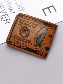 Retro Phong cách Công sở Ví Kẹp tiền Ví Với Nhiều Thẻ Máy đánh bạc Và Lái Giấy phép Túi , chất liệu da PU Gầy Ảo thuật Ví Cho nam giới Chủ thẻ - Cà phê nâu - Xem 2