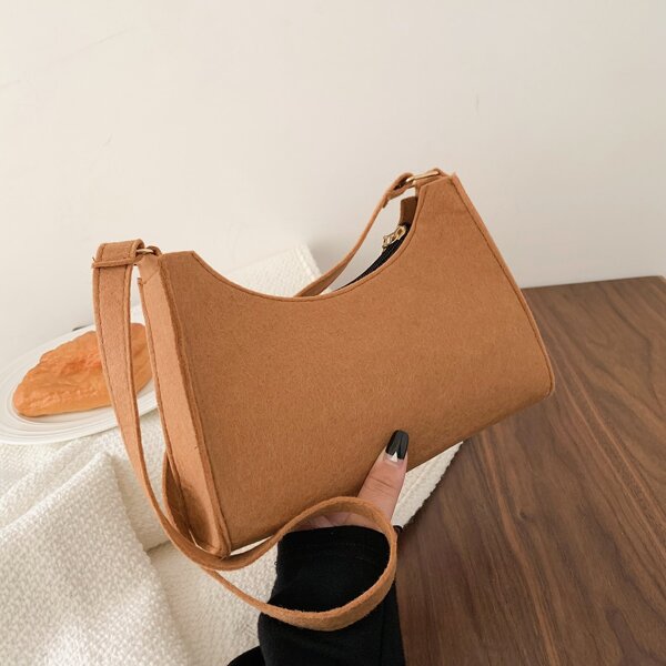 

Minimalist Baguette Bag, Brown