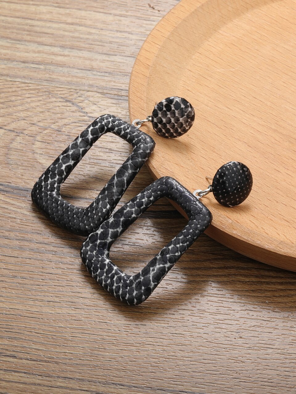 Geometric Drop Earrings