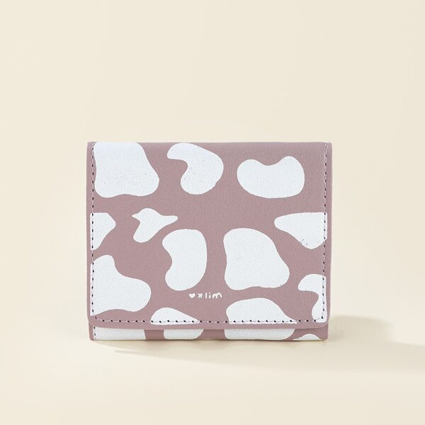 

Colorblock Stitch Detail Small Wallet, Multicolor
