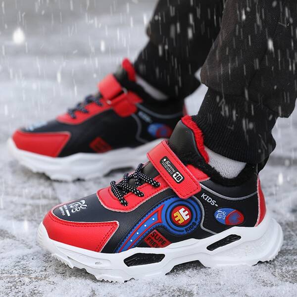 

Boys Colorblock Letter Graphic Sneakers, Multicolor