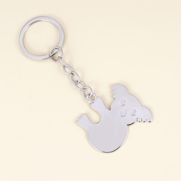 

Animal Charm Keychain, Silver