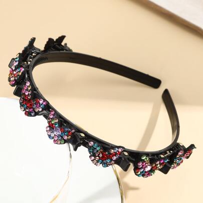 Rhinestone Butterfly Decor Headband