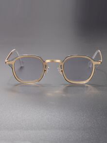 男士金屬框太陽眼鏡 - 淺灰色 - 查看 3