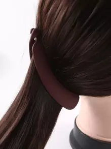 4 piezas de Pinzas de pelo simples para uso diario para peinados casuales de niñas, accesorios para el cabello, pasadores de pelo, pinzas de pelo, garras de pelo, artículos escolares - Multicolor - Ver 4