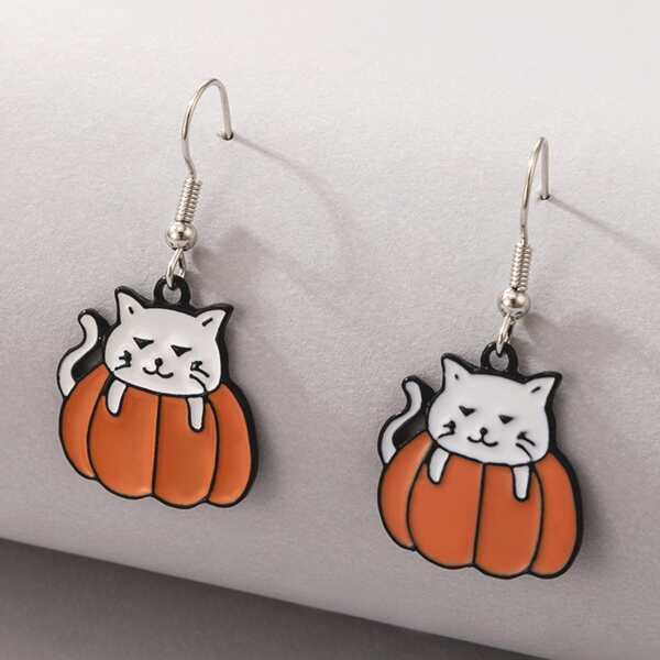 

Halloween Cartoon Earrings, Multicolor
