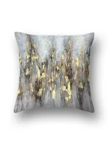 Metallic Pattern Cushion Cover Without Filler - Multicolor - View 1