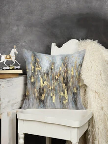 Metallic Pattern Cushion Cover Without Filler - Multicolor - View 2
