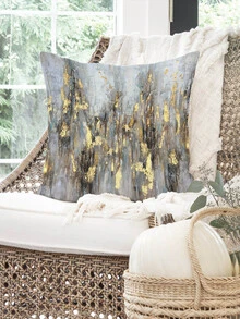 Metallic Pattern Cushion Cover Without Filler - Multicolor - View 7