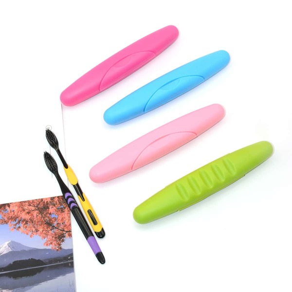 

1pc Random Portable Toothbrush Box, Multicolor