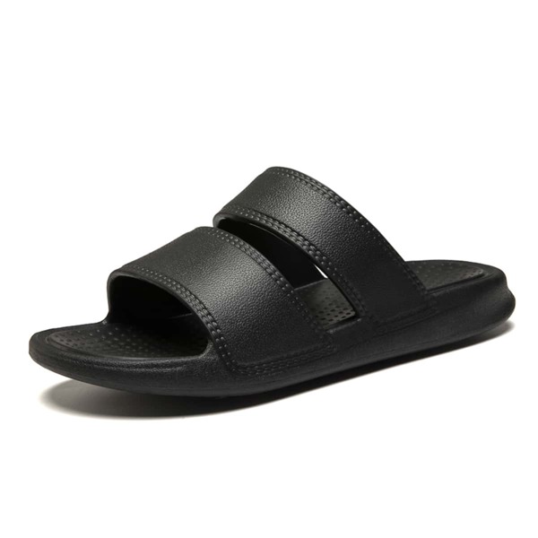 

Men Minimalist Slip On Slides, Black