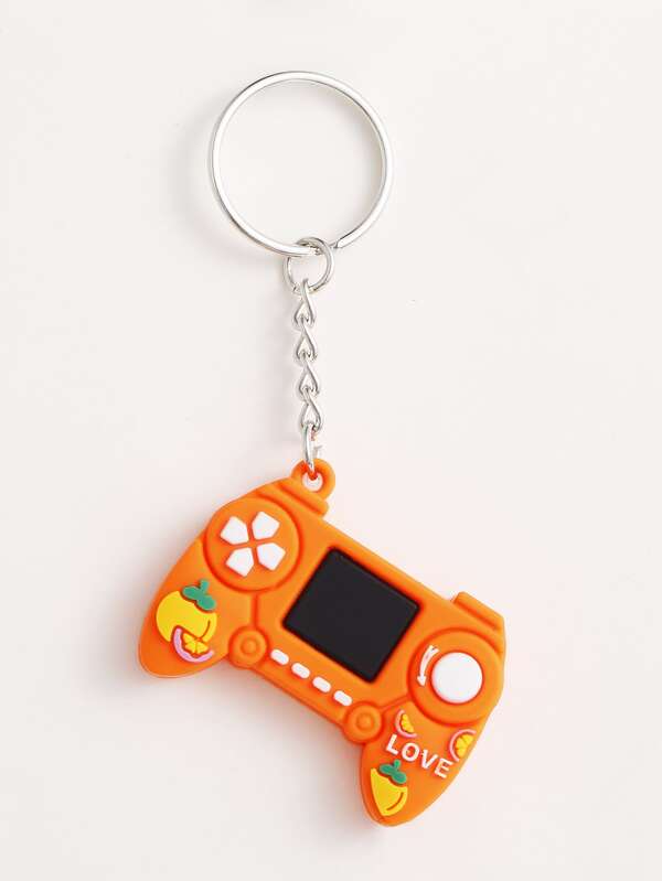 4pcs Game Console Charm Keychain for gifts, wallets, school bags