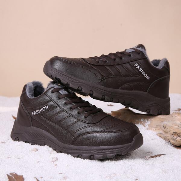 

Men Plush Inside Sneakers, Brown
