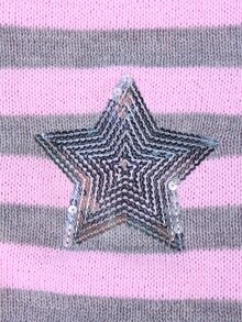 星星圖案寵物毛衣 - 彩色 - 查看 5