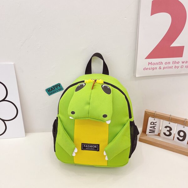 

Boys Cartoon Design Backpack, Green