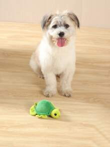 Juguete de sonido de mascota tortuga en forma de - Multicolor - Ver 3