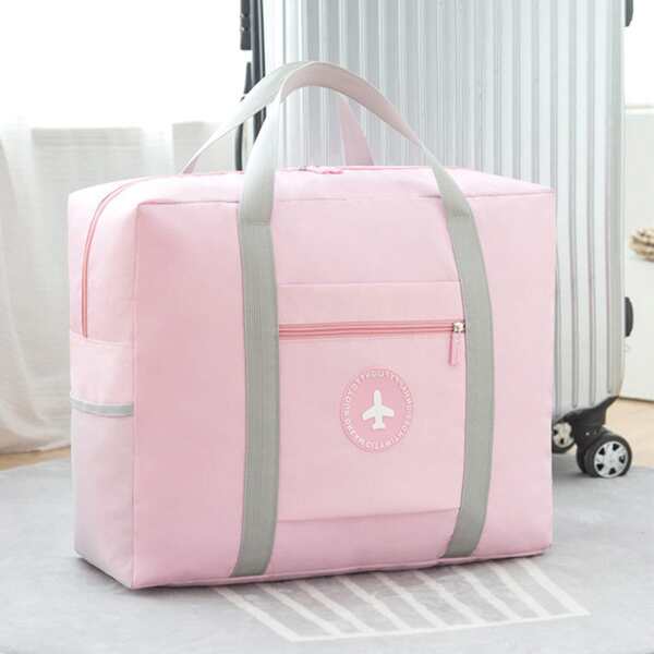 

1pc Portable Travel Storage Bag, Pink
