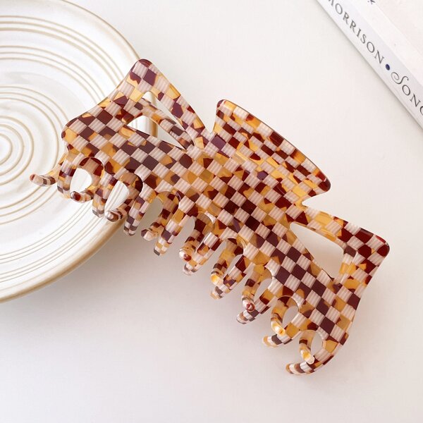 

Color Block Hair Claw, Multicolor