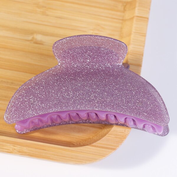 

Glitter Hair Claw, Purple