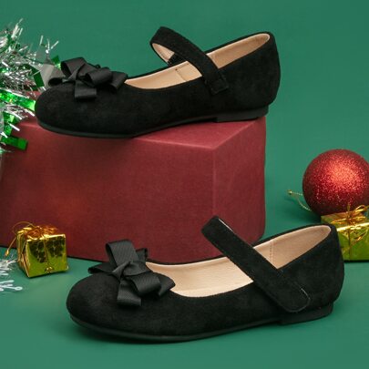 1Pair Girls' Bowkno…