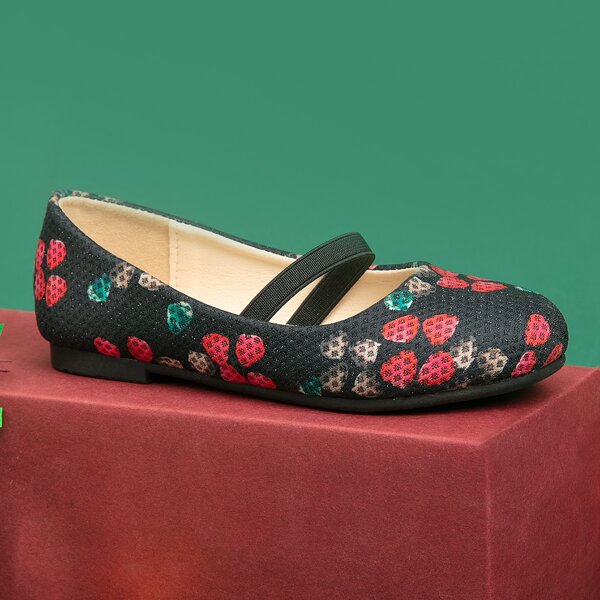 

Girls Colorblock Elastic Band Flats, Multicolor