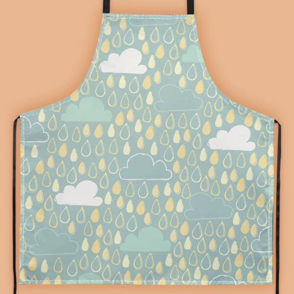 

Cloud Print Apron, Multicolor