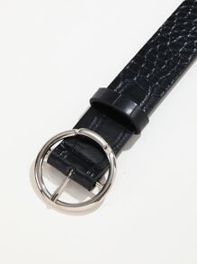 Đai & Đục lỗ cá sấu - màu đen - Xem 3