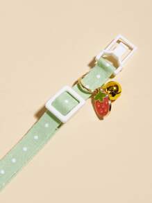 1只寵物項圈,帶彩虹吊墜