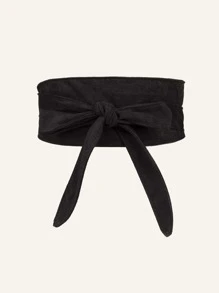 Minimalist Solid Belt - Black - View 3