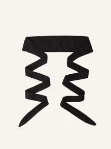 Minimalist Solid Belt - Black - View 5