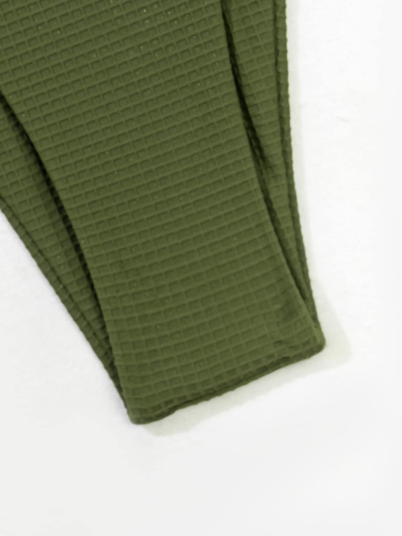 Criss Cross Underwire Bikini Set, For Summer Beach Vacation - Army Green - View 5