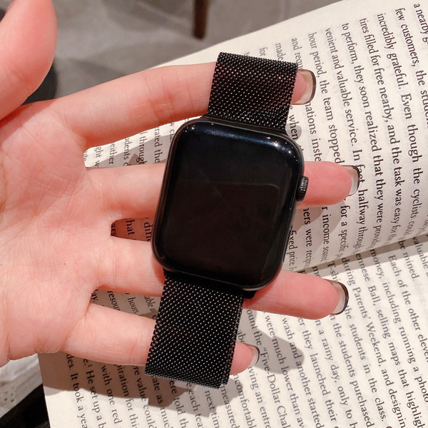 

Stainless Steel Watchband For iWatch, Black