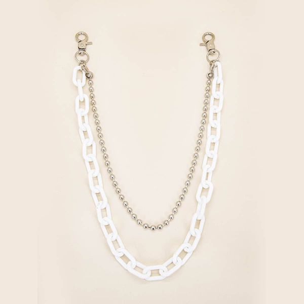 

Ball Decor Layered Pant Chain, Multicolor