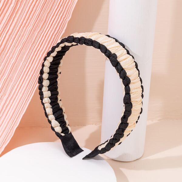 

Two Tone Wide Headband, Multicolor